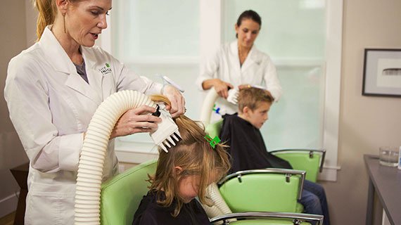 Head lice treatment with AirAlle - Lice Clinics of America Long Island